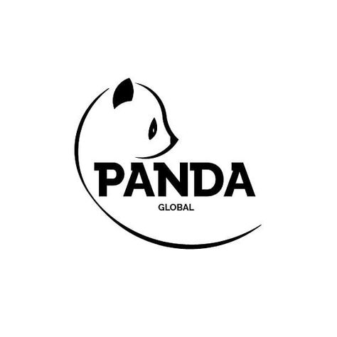 Panda Logo Design, Logo Design Challenge, Logo Panda, 3 Logo Design, Behance Logo, Baby Shower Photo Booth Props, Global Logo, Panda Logo, Logo Challenge