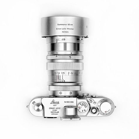 Old Camera, Leica, White