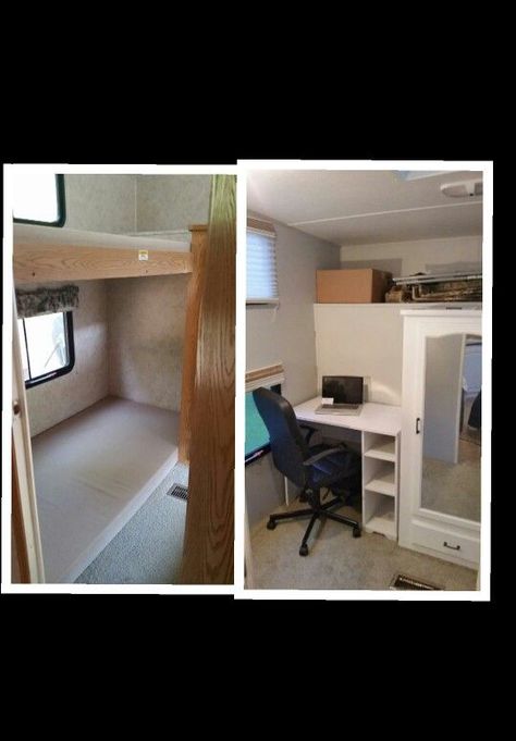 Rv Bunks Remodel, Camper Bunkhouse Remodel, 5th Wheel Remodel, Bunkhouse Remodel, Rv Bunkhouse, Rv Storage Solutions, Motorhome Remodel, 5th Wheel Rv, Camper Trailer Remodel