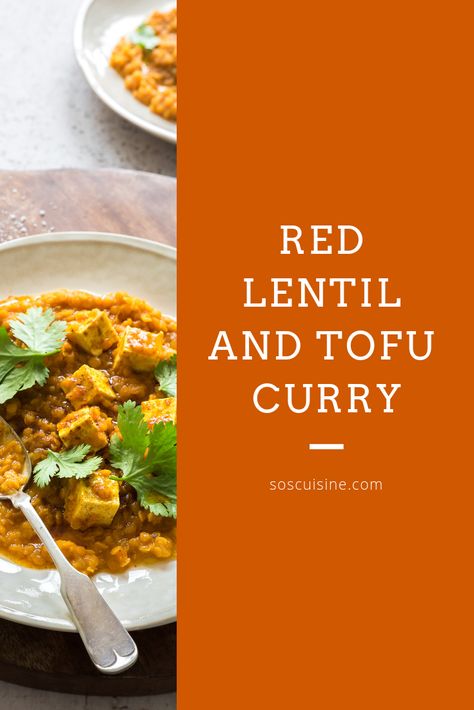 Red Lentil and Tofu Curry Lentil Tofu, Advocare Recipes, Tofu Curry, Candida Recipes, Candida Diet Recipes, Meat Free Recipes, Red Lentils, Healthy Toddler Meals, Clean Eating Tips