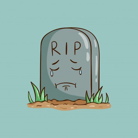 Rip Illustration, Tombstone Illustration, Cute Tombstone, Rip Cartoon, English Communication, English Communication Skills, Expression Face, Gif Background, Wedding Caricature