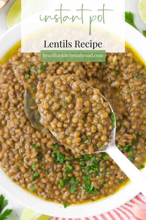 Green Lentil And Rice Recipes, Instant Pot Green Lentils, Green Lentil Recipes Instant Pot, Lintel Soup Instant Pot, Green Lentils And Rice, Instant Pot Lentils And Rice, Instant Pot Lentils, Green Lentil Recipes, Tahini Recipes