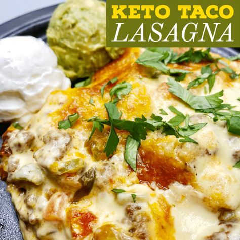 Keto Taco Lasagna, Taco Lasagna With Tortillas, Lasagna With Tortillas, Keto Burrito, Taco Lasagna Recipe, Taco Lasagna, Taco Dinner, Keto Casserole, Keto Taco