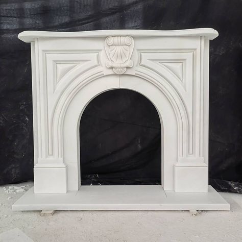 Marble Fireplace Mantels | From Europe To You Marble Fireplace Mantle, French Fireplace Mantel, Style Fireplace, Marble Fireplace Mantel, French Fireplace, Mantel Surround, Vintage Fireplace, Marble Fireplace, Antique Fireplace