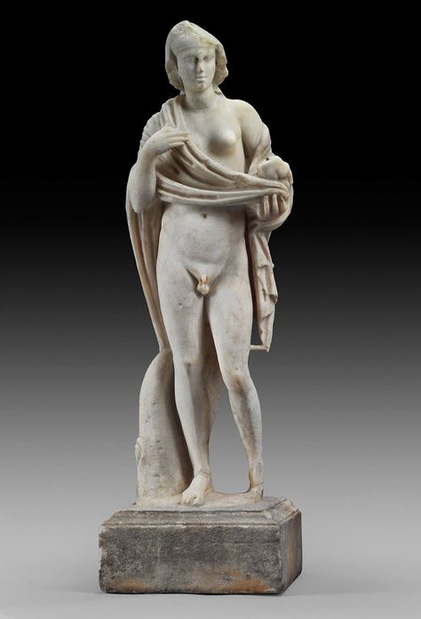 Hermaphrodite  about 20 B.C. to A.D. 40  http://www.mfa.org/collections/object/download/153364 Greek Aphrodite, Ovid Metamorphoses, Trans Art, Roman Statue, Roman History, 1st Century, Marble Statues, Art Culture, Classical Art