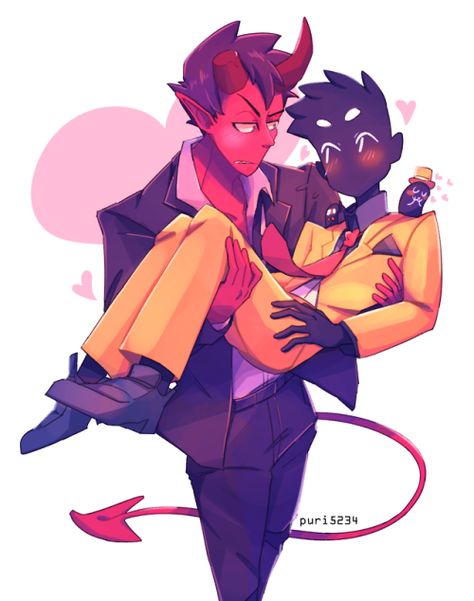 Oz Monster Prom Fanart, Damian X Oz Monster Prom, Oz X Damien, Damien Lavey, Prom Games, Monster Camp, Monster Prom, Yuri Plisetsky, Monster Girl