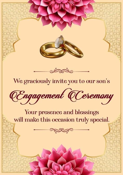 Download Free Engagement Invitation Card Online Indian Engagement Cards Invitations, Indian Engagement Invitation Template, Engagement Invitation Cards Indian, Engagement Invitation Cards Template, Engagement Invitation Card Design, Online Wedding Invitations Templates, Engagement Invitation Card, Marriage Invitation, Indian Engagement