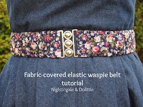 Fabric Upcycle, Belt Tutorial, Basic Sewing Kit, Bow Belt, Elastic Belt, Back Stitch, Nightingale, Love Sewing, Fabric Belt