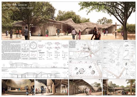 Women Center Architecture, Womens Center, Kaira Looro, Presentation Board Design, International Architecture, Architecture Competition, Architecture Presentation Board, Architecture Panel, Architectural Competition