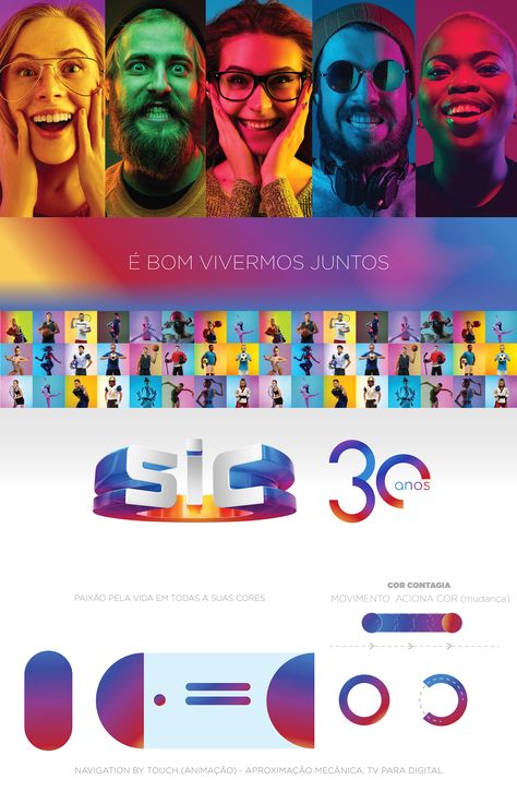 SIC Rebrand 2022 (Portuguese Broadcast Channel) on Behance Cinema Branding, Channel Branding, Free To Air, Branding Illustration, Color Picker, Adobe Creative Cloud, Adobe Creative, Maxon Cinema 4d, Tv Channels