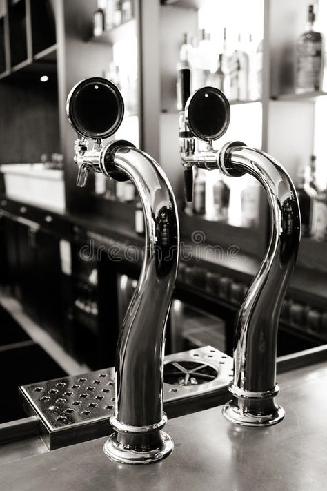 Beer taps. Details of two chrome beer taps at a bar #Sponsored , #sponsored, #advertisement, #taps, #bar, #beer, #Beer Miniature Cafe, Mocktail Bar, Tap Design, Jamie Mcguire, Types Of Beer, Bar Tap, Wheat Beer, Beer Tap Handles, Beer Tap