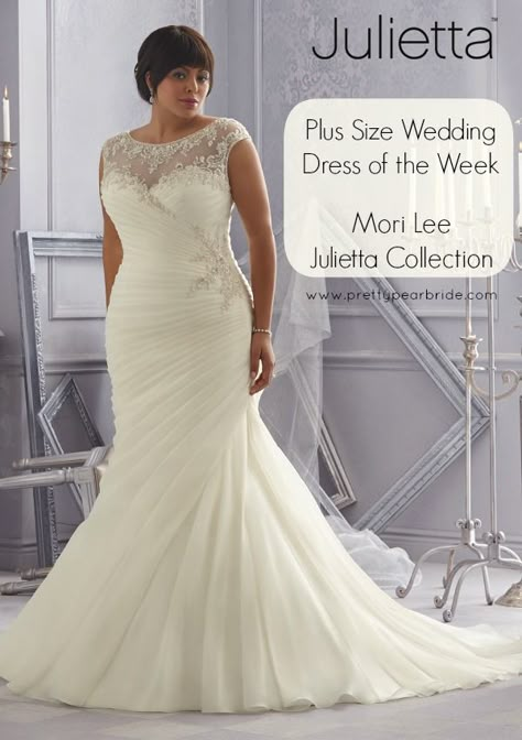 plus size bridal gown, plus size bride, julietta, mori lee Wedding Dresses Plus, Plus Size Brides, Plus Size Wedding Dresses, Organza Wedding Dress, Plus Size Wedding Gowns, Organza Wedding, Wedding Dresses 2014, 2015 Wedding Dresses, Wedding Gowns Mermaid