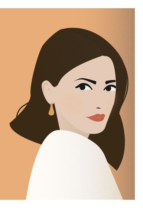 Vector Portraits on Behance - Portrait - Vector - Illustration - Minimalistic - Tanya Fahim Minimal Portrait Illustration, Vector Portraits, Fashion Adobe Illustrator, Design Illustration Fashion, Vector Portrait, Illustration Fashion, Portrait Illustration, Graphic Design Illustration, Self Portrait