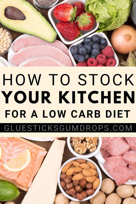 Not sure where to start when grocery shopping for your low carb diet? Check out this list of low carb staples to stock your kitchen with the right foods. Low Carb Staples, Perfect Health Diet, Best Diet Foods, Healthy Eating Diets, Keto Plan, Low Carb Low Sugar, Low Carb Diet Plan, Low Carb Dessert, Best Diet Plan