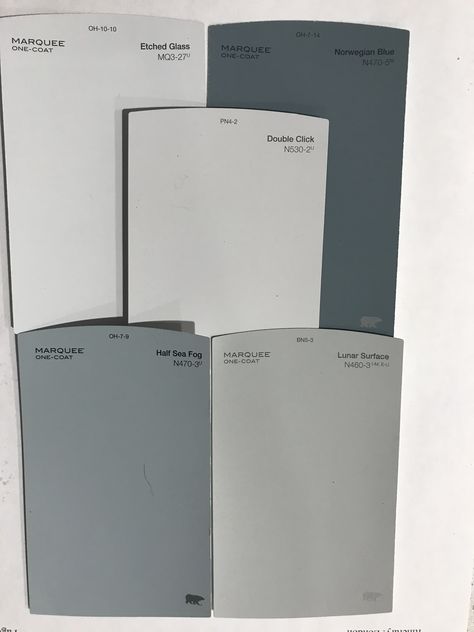 Gray/blue interior colors by Behr Marque One Coat Behr Elemental Gray, Chic Gray Behr Paint, Best Behr Gray Paint Colors, Behr Gray Paint Colors, Behr Blue Gray Paint Colors, Behr Blue Grey Paint Colors, Behr Neutral Paint, Behr Gray Paint, Dark Blue Grey Paint