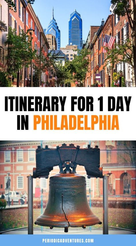 Click here to read a detailed 1 day in Philadelphia itinerary including breakfast, lunch, and dinner restaurants, what to do in Philadelphia, and travel tips for visiting including where to stay, how to get around, and more. 1 Day In Philadelphia, Philadelphia Itinerary, Trip To Philadelphia, History Movies, Eastern State Penitentiary, New York City Guide, Visit Philadelphia, Independence Hall, Dinner Restaurants