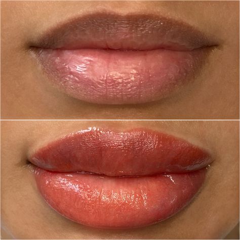 Natural Lip Blushing Tattoo Colors, Permanent Lip Color Tattoo, Lip Blushing Tattoo Colors, Lip Blushing Tattoo Before And After, Lip Pmu, Permanent Lip Color, Lip Color Tattoo, Pmu Lips, Lip Pigmentation