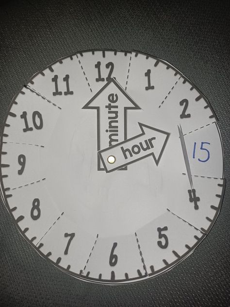 Clock Hands Printable, Telling Time Practice, How To Tell Time, Grade 2 Math, Make A Clock, Learn To Tell Time, Money Worksheets, Clock Numbers, Cute Clock