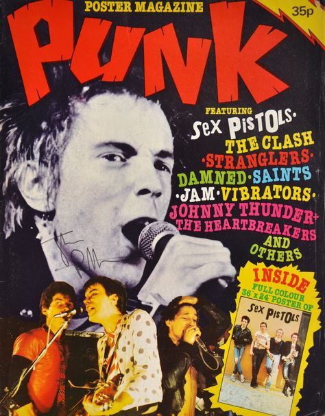 Taking place at the Museum of Brands, Packaging and Advertising, the exhibition will present punk era record sleeves, posters and magazines. Punk Magazine, Garage Punk, 70s Punk, Johnny Rotten, Rock Band Posters, Punk Poster, Arte Punk, Punk Design, Punk Art