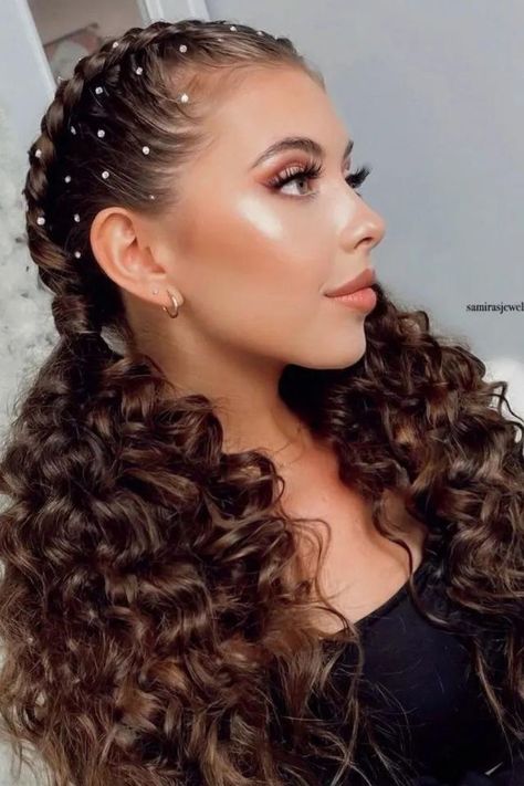 Glam Pigtails Hair Quizzes, Romantic Braid, Avant Guard, Super Cute Hairstyles, Competition Hair, Glamorous Hair, Pigtail Braids, Long Hair Updo, Short Hair Styles Easy