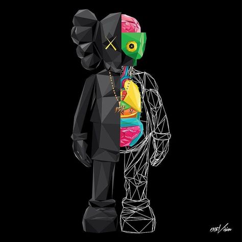 Kaws Skeleton, Kaws Wallpapers, Skeleton Xray, Kaws Wallpaper, Star Wars Painting, Iphone Wallpaper Classy, Basketball Photography, Anime Printables, Toy Display