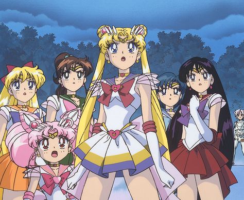 Sailor Moon Group Picture, Makaila Core, Sailor Moon Scouts, Sailer Moon, Moon Cartoon, Sailor Guardians, Sailor Moon Girls, Sailor Scout, Sailor Moon Usagi