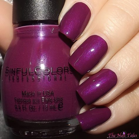 Sinful Colors Fig Sinful Colors Nail Polish, Mani Nails, School 2015, Natural Nail Designs, Nail Designs Pictures, May Nails, Sinful Colors, Gel Nail Designs, Classy Nails