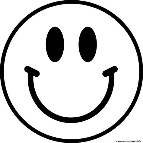 Print smile emoji coloring pages Smile Coloring Page, Smile Face Emoji, Free Smiley Faces, Smiling Emoji, Emoji Smile, Face Coloring, Emoji Coloring Pages, Smile Emoji, Emoticon Faces