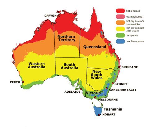 The lowest temperatures reached in Australia, however, are not comparable to the extreme lows experienced in other continents. Description from databaseworldkigo.blogspot.com. I searched for this on bing.com/images Australia Weather, Tasmania Hobart, Interesting Maps, Darwin Australia, Australian Desert, Tropic Of Capricorn, Australian Maps, Desert Climate, Australia Backpacking