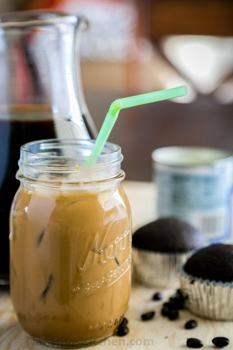 Iced Coffee with Condensed Milk Coffee With Condensed Milk, Iced Coffee Concentrate, Thanksgiving Recipes Side Dishes Veggies, Best Thanksgiving Side Dishes, Thanksgiving Side Dishes Easy, Thanksgiving Food Sides, Thanksgiving Appetizer Recipes, Condensed Milk Recipes, Thanksgiving Recipes Side Dishes