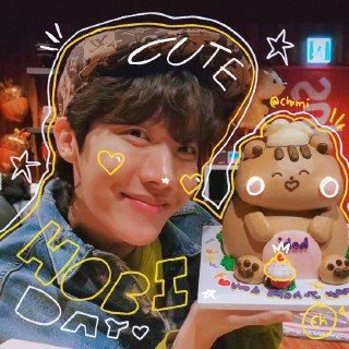 Wallpapers For Whatsapp, Hobi Day, J Hope Birthday, J-hope Icons, Stickers Bonitos, K Pop Stickers, Bts Birthday, Phone Home Screen, Jin Happy