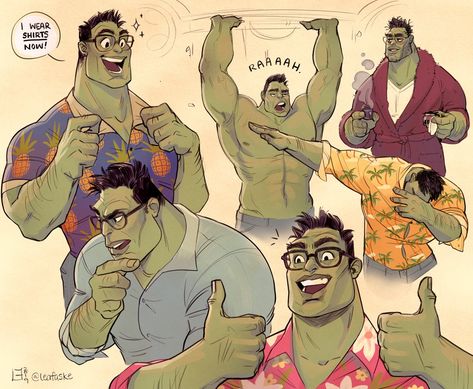 Leaf🍃 on Twitter: "I 💚 LOVE 💚 SMART 💚 HULK  #AvengersEndgame #professorhulk #fanart #myart… " Hulk Fanart, Arte Nerd, Marvel Fan Art, Bruce Banner, Marvel Jokes, Incredible Hulk, Marvel Fan, Marvel Funny, Steve Rogers