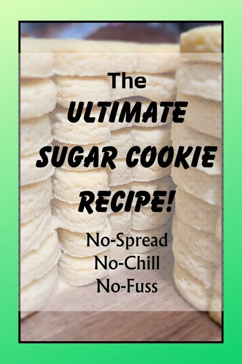 Indulge in the perfection of our no-spread sugar cookies! These delightful treats promise a flawless, pillowy texture with every bite. Baked to golden perfection, they hold their shape beautifully, making them ideal for intricate cookie cutouts. Enjoy the sweet simplicity of our no-spread sugar cookies – a baking masterpiece that's as delicious as it is aesthetically pleasing. Perfect for any occasion or holiday celebration! 🍪✨ #SugarCookies #BakingPerfection #NoSpreadCookies #HomemadeDelights" Easy Delicious Sugar Cookie Recipe, Sugar Cookie That Holds Its Shape, No Freeze Sugar Cookies, Easy Rollout Sugar Cookies, Soft Rollout Sugar Cookies, No Refrigerate Sugar Cookies, Sugar Cookie Recipe That Doesnt Spread, Cooking Hall Sugar Cookies, Sugar Drop Cookie Recipe