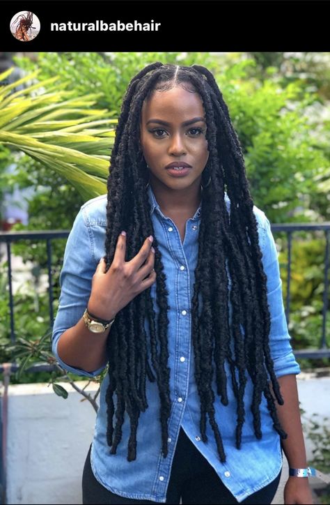 Island Gyal, Faux Dreads, Goddess Braids Hairstyles, Faux Locs Hairstyles, Quick Braided Hairstyles, Twist Braid Hairstyles, Protective Hairstyles Braids, Girls Braids, Dreadlock Hairstyles