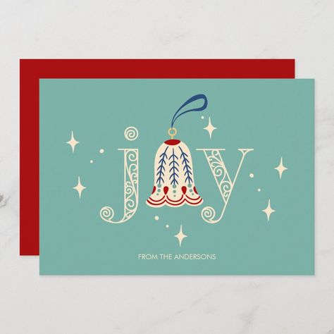 Christmas Illustration Design, Joy Holiday Card, Winter Illustrations, Joy Christmas Card, Christmas Card Ideas, Ornament Card, Joy Christmas, Bridgetown, Holiday Ornament