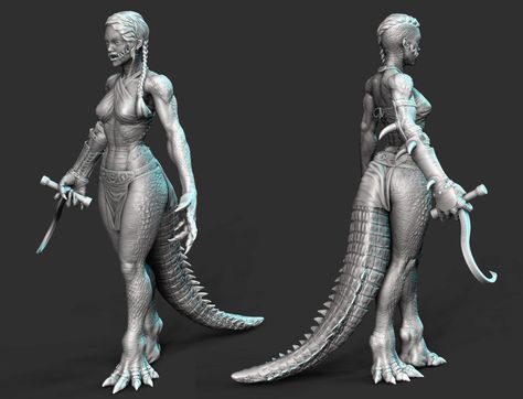 Crocodile Humanoid, Crocodile Mermaid, Lizard Woman, Crocodile Character, Crocodile Character Design, Hybrid Art, Monster Girl, Egyptian Art, Reptiles