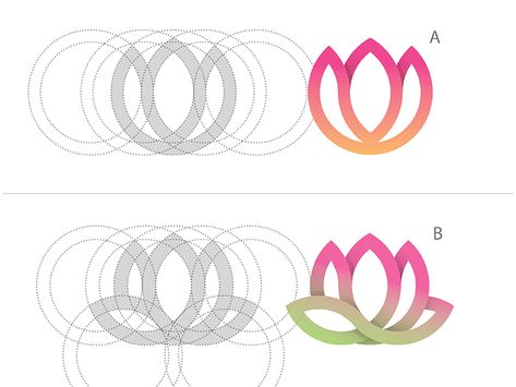 Lotus Logo by Yoga Perdana on Dribbble Lotus Graphic Design, Lotus Logo Symbols, Lotus Geometric, Lotus Icon, Logo Communication, Lotus Graphic, Psychology Symbol, Lotus Flower Logo, Corel Draw Design