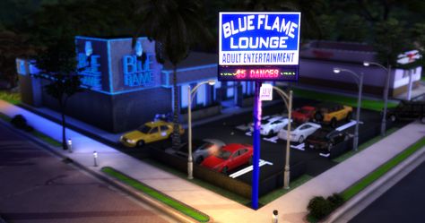 Sims 4 Car Dealership, Sims 4 Strip Club Cc, Gaming Lounge, The Sims 4 Lots, Cc Patreon, Sims 4 Tattoos, Blues Dance, Free Sims 4, Sims 4 Expansions