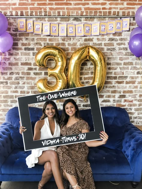 30s Theme Party, Friends Tv Themed Party, Friends Themed 50th Birthday, Friends Themed Party Birthday 30, 40th Birthday Friends Theme, 30th Friends Theme Party, The One Where I Turn 30, Friends Themed Party Birthday Ideas, 30th Birthday Friends Theme