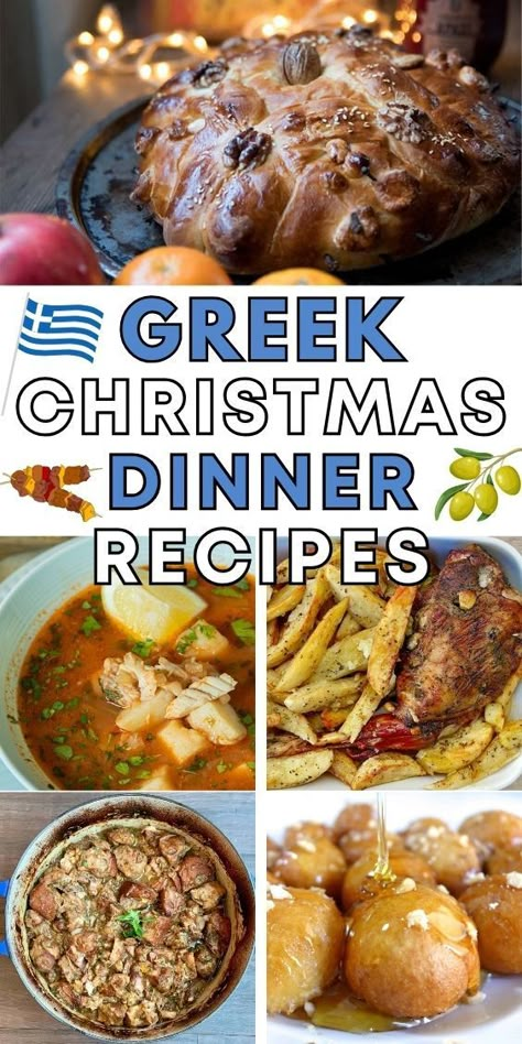 11 Greek Christmas Dinner Recipes Greek Christmas Dinner, Christmas Food To Make, Greek Christmas Recipes, Food To Make At Home, Greek Easter Recipes, Christmas Dinner Recipes, Greek Holiday, Traditional Christmas Dinner, Greek Christmas