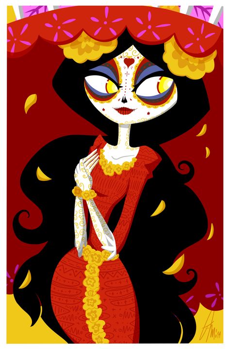 La Muerte <3 Book Of Life Movie, Mexico Wallpaper, Day Of The Dead Art, Corpse Bride, Dessin Adorable, Art Tutorials Drawing, Halloween Wallpaper, Book Of Life, Dia De Muertos