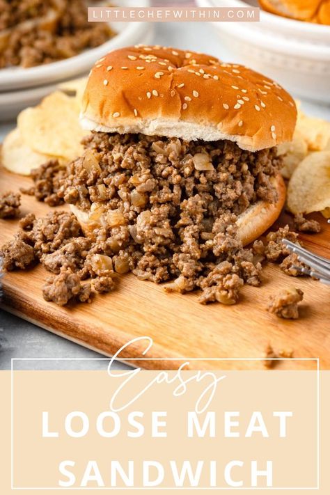 Loose Meat Sandwich Made Right Sandwich Recipe, Loose Meat Sandwich Recipe, Maid Rites, Loose Meat Sandwich, Maid Rite Sandwiches, Meat Sandwiches, Loose Meat, Loose Meat Sandwiches, Chicken Taco Seasoning