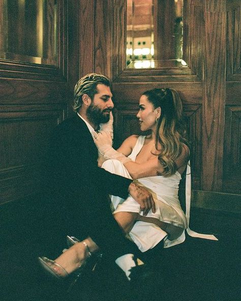 Lauren Giraldo Engagement, Luxe Couple, Elevator Photos, Los Angeles Engagement Photos, Love Birds Wedding, Engagement Inspo, Wedding Session, Engagement Inspiration, Wedding Engagement Photos