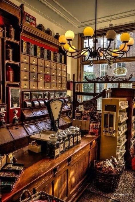 Old General Stores, Apothecary Decor, Old Country Stores, Tea Store, The Ceiling, Shop Interiors, Tea Shop, Shop Interior, General Store