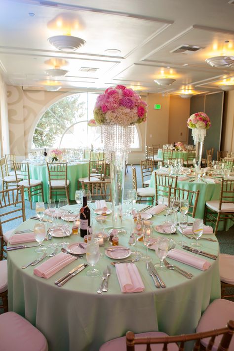 Mint Green And Pink Party Decorations, Mint Green And Pink Wedding Theme, Mint Green Quinceanera Decorations, Mint Green Sweet 16 Decorations, Mint Quinceanera Decorations, Mint And Blush Wedding, Mint Green Decorations Party, Mint Green Quinceanera Theme, Pink And Mint Green Wedding