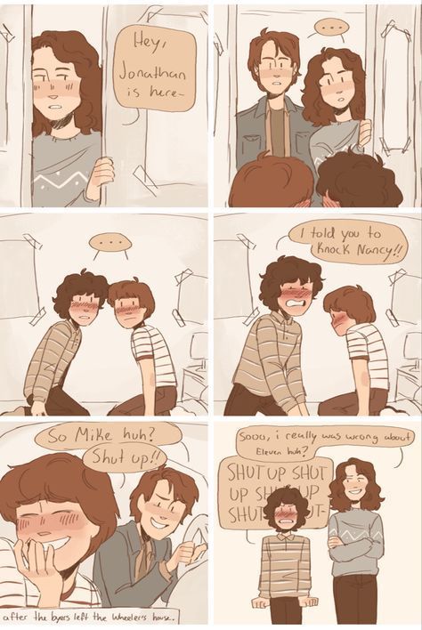 Byler Comic, St Fanart, Goofy People, Strange Events, Stranger Things Have Happened, Stranger Things Art, Stranger Things Tv, Stranger Things Characters, Stranger Things Aesthetic