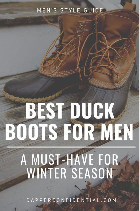 Due to growing interest in reworking preppy staples, duck boots have returned. Read the article for why they’re back and a few of our recommendations. Duck Boots And Jeans, Duck Boots With Jeans, Mens Duck Boots Outfit, Xtratuf Boots Outfit, Duck Boots Outfit Fall, Sperry Duck Boots Outfit, Duck Boot Outfits, How To Wear Duck Boots, Duck Boots Outfit