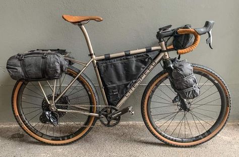 Litespeed Titanium, Adventure Bike Cycling, Bike Touring Packing, Bike Touring Gear, Kayak Fishing Diy, Bikepacking Gear, Best Road Bike, Bikepacking Bags, Bicycle Camping