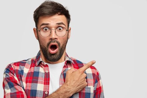 Free photo frightened handsome man with ... | Free Photo #Freepik #freephoto #shocked-face #shocked-man #surprise-face #surprise-man Shocking Face Expression, Shoking Face, Wow Face Expression, Astonished Face, Shocking Face, Surprise Man, Horror Videos, Thumbnail Png, Thinking Face