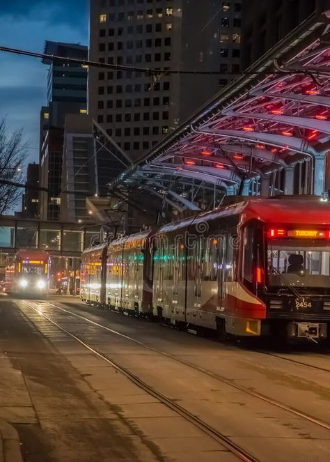 Downtown At Night, Night Editorial, Calgary Downtown, City Aesthetics, Church Newsletter, Calgary Alberta, City Center, Image Photography, Editorial Photography